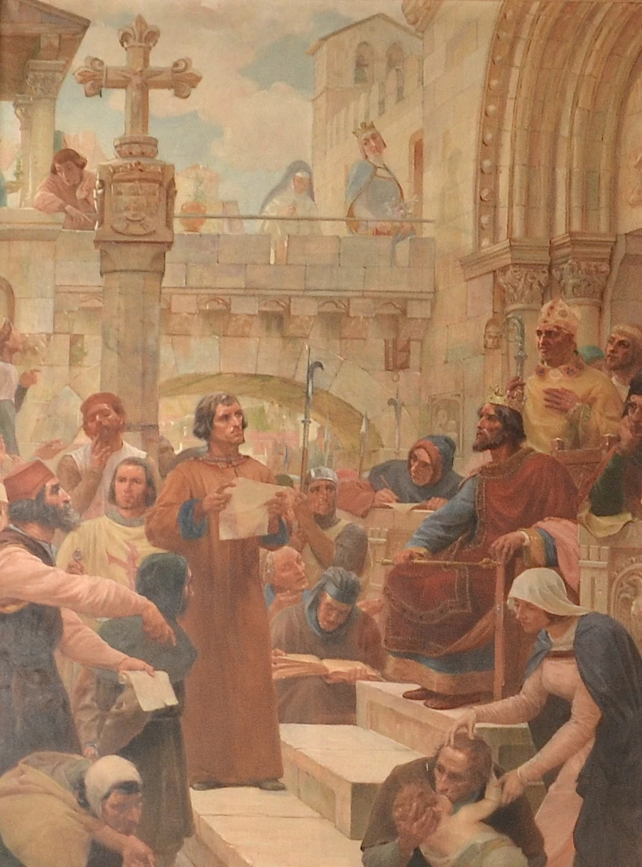 Veloso Salgado - Re D. Dinis amministra la giustizia (1899), Palácio da Bolsa, Cedofeita